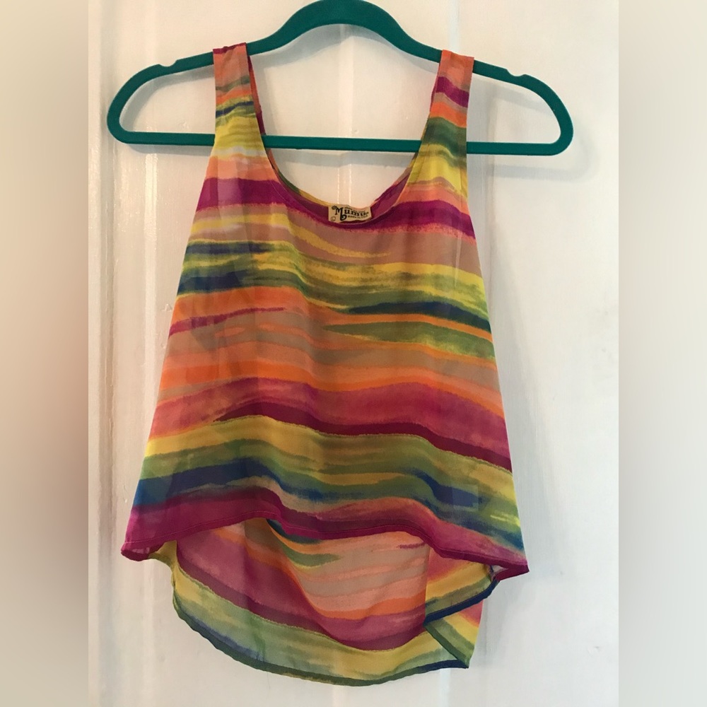 Show Me Your MuMu Rainbow Tank